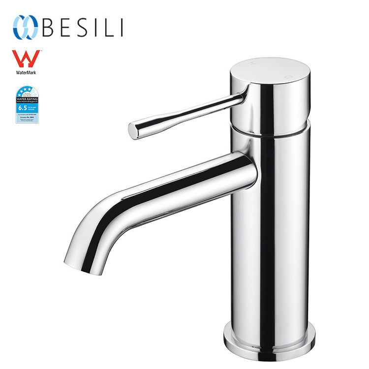 Watermark Knurling faucet Single Handle Bathroom Tap Brass Basin Faucet Hot And Cold Water Tap