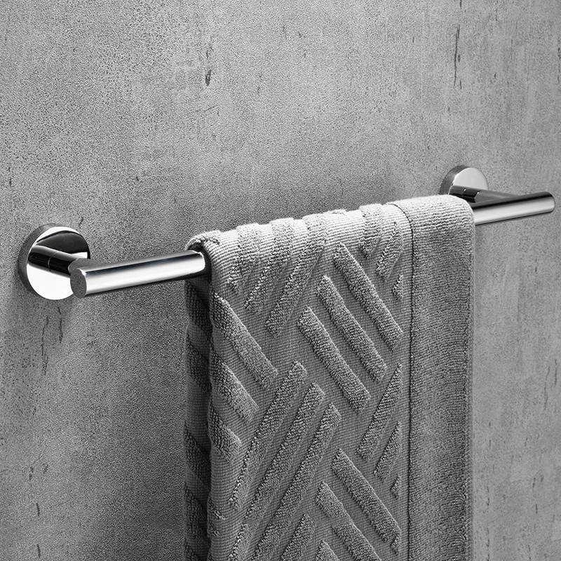 Single Brass Bathroom Accessories Towel Bar Chrome and Stainless Steel Bath Towel Rack Towel Rail