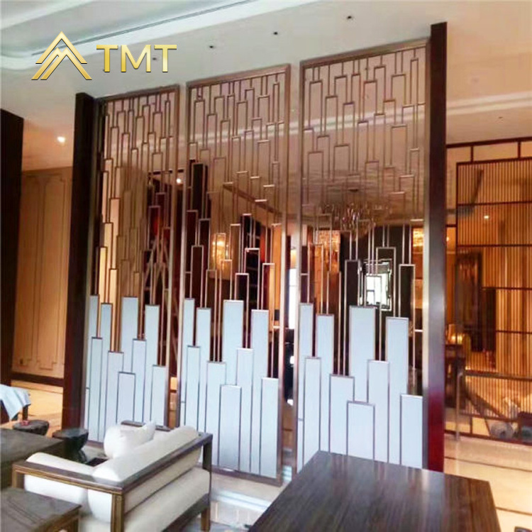 TMT Custom made restaurant decorative room divider wall panel commercial partition fancy room dividers