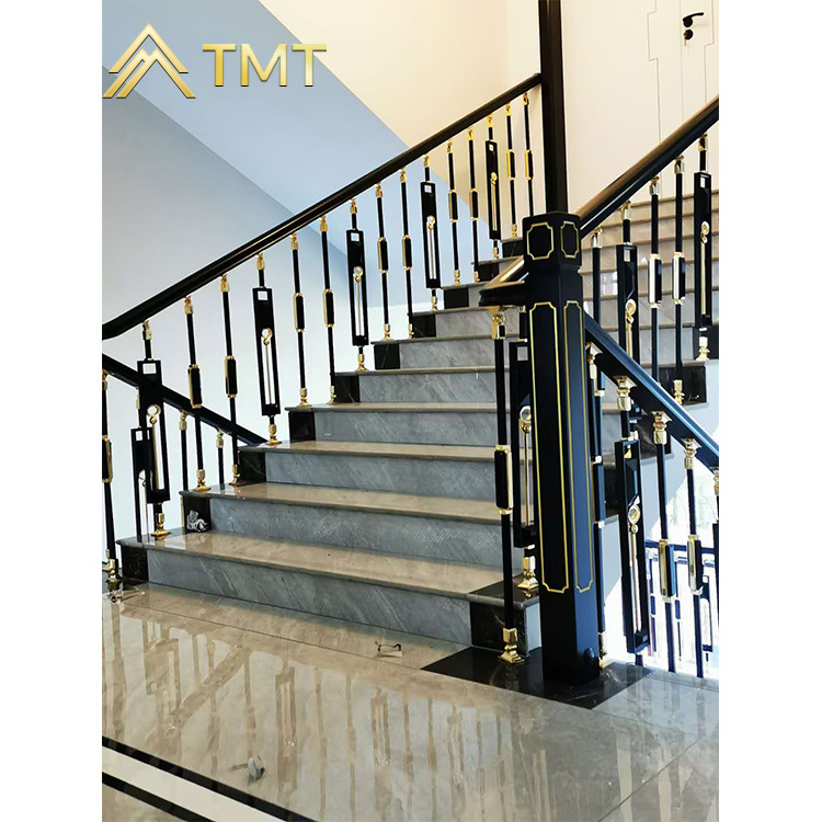 Metal Stair Handrail Balusters For Sale Rose Gold Stair Railing 304/316 Stainless Steel Handrail Design For Stairs