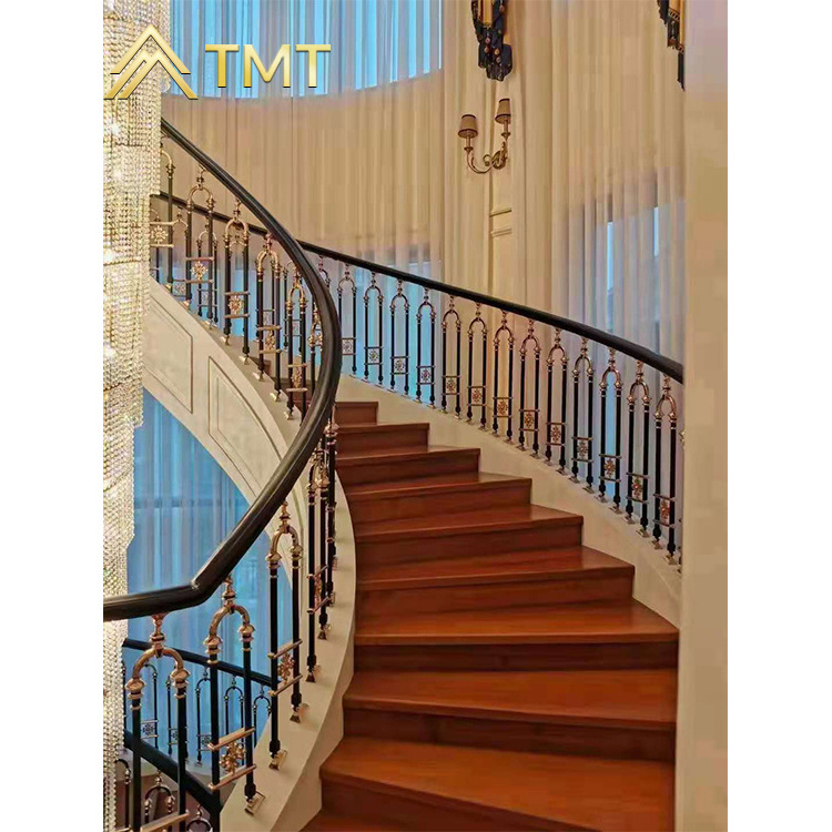 Metal Stair Handrail Balusters For Sale Rose Gold Stair Railing 304/316 Stainless Steel Handrail Design For Stairs