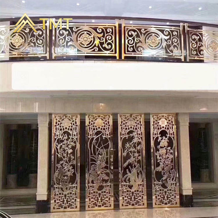 TMT Custom made restaurant decorative room divider wall panel commercial partition fancy room dividers