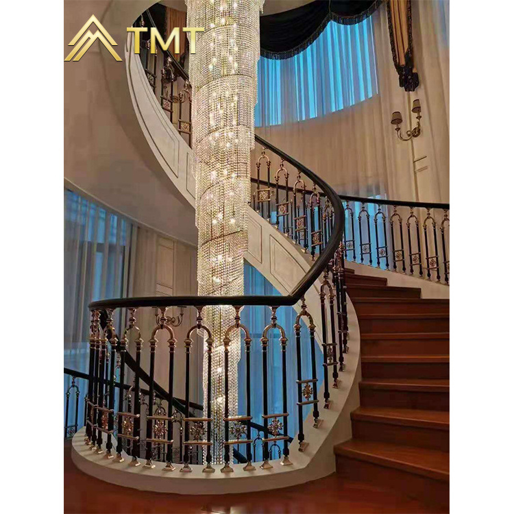 Metal Stair Handrail Balusters For Sale Rose Gold Stair Railing 304/316 Stainless Steel Handrail Design For Stairs