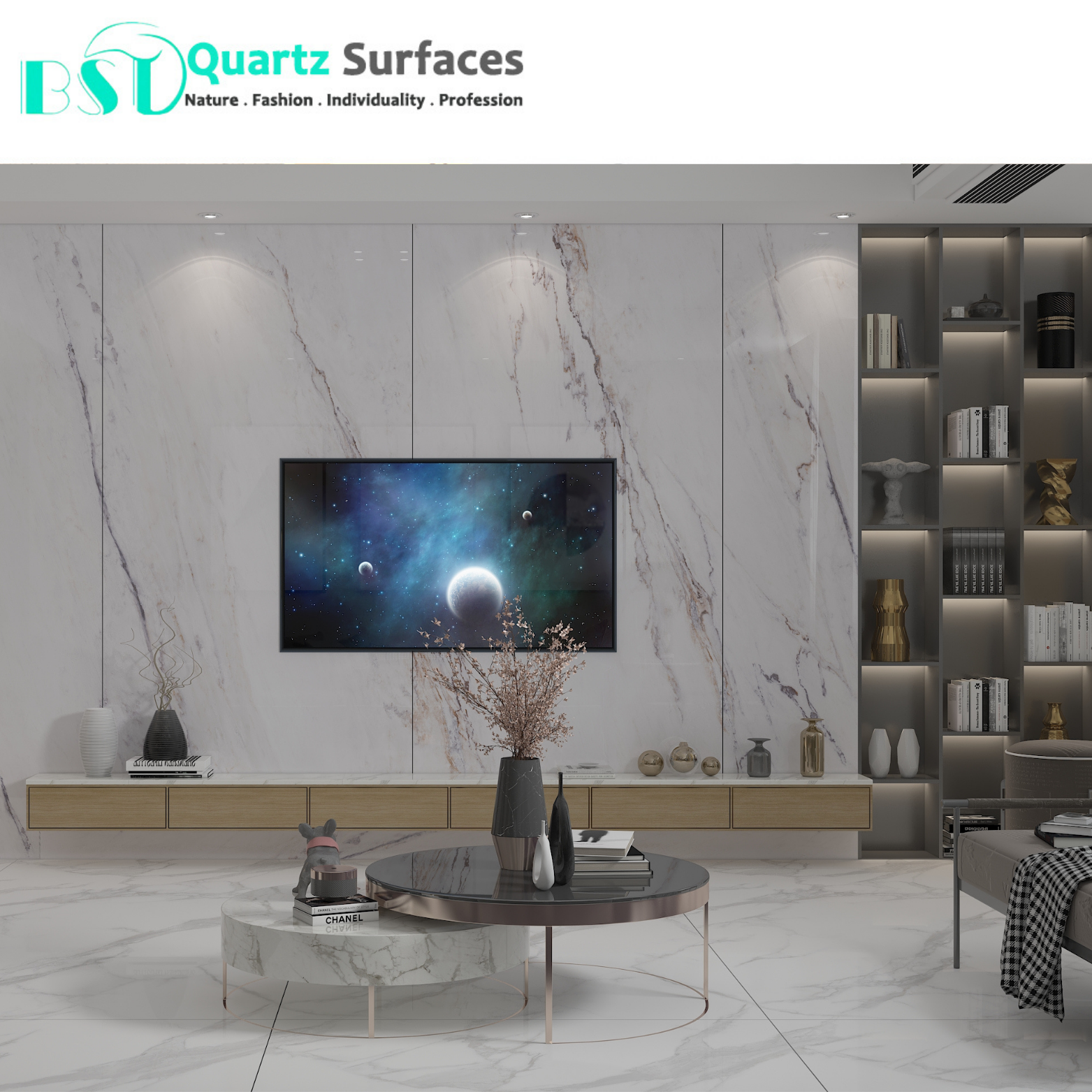 Engineered Quartz Slabs quartz Stone Slab Calacatta Quartz kitchen Countertop Book-Matched Ceramic Tile Big Slab Size 320*160cm