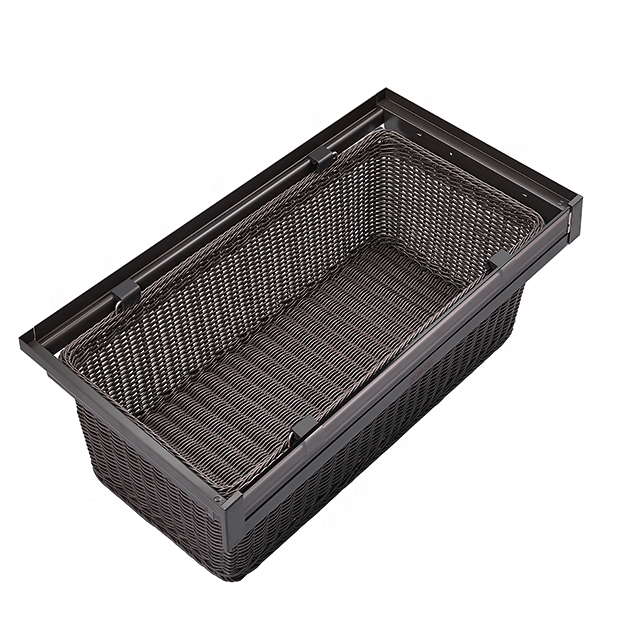 Factory Direct Modern Furniture Rattan Pull-out drawer clothing Basket Clothing Storage high-capacity basekt in wardrobe