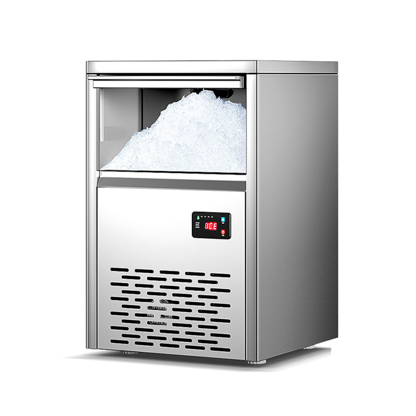 304 Stainless Steel Table Ice Maker Machine Commercial Energy Saving Crystal Ice Machine