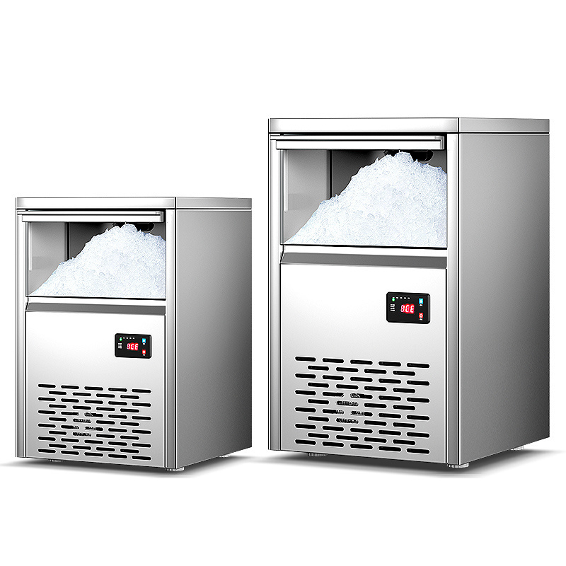 304 Stainless Steel Table Ice Maker Machine Commercial Energy Saving Crystal Ice Machine