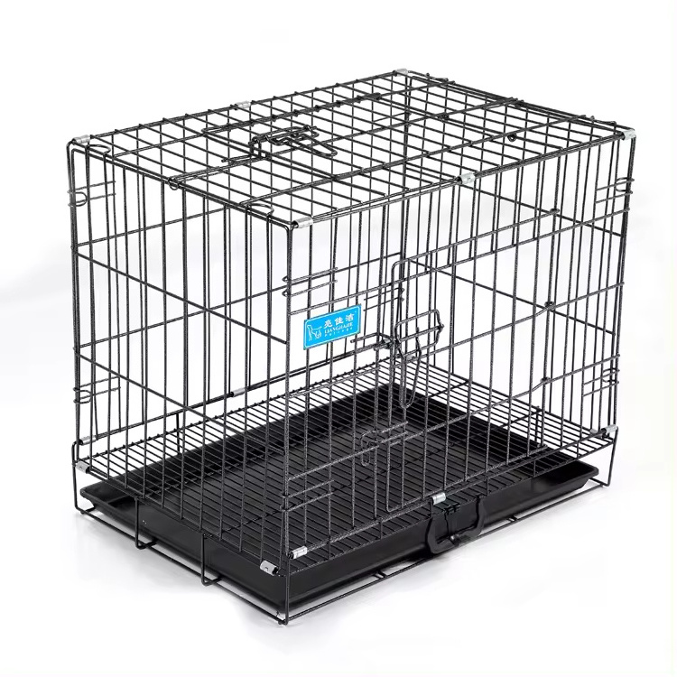 2 Door 48 42 Inch Stackable Modern Heavy Duty Dog Crate For Large Dogs