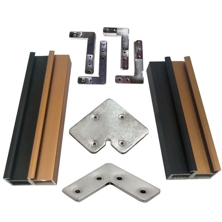 Wardrobe Handles Pull Handles Cabinet Door Frame Profile For furniture glass door frame wardrobe aluminium profile framework