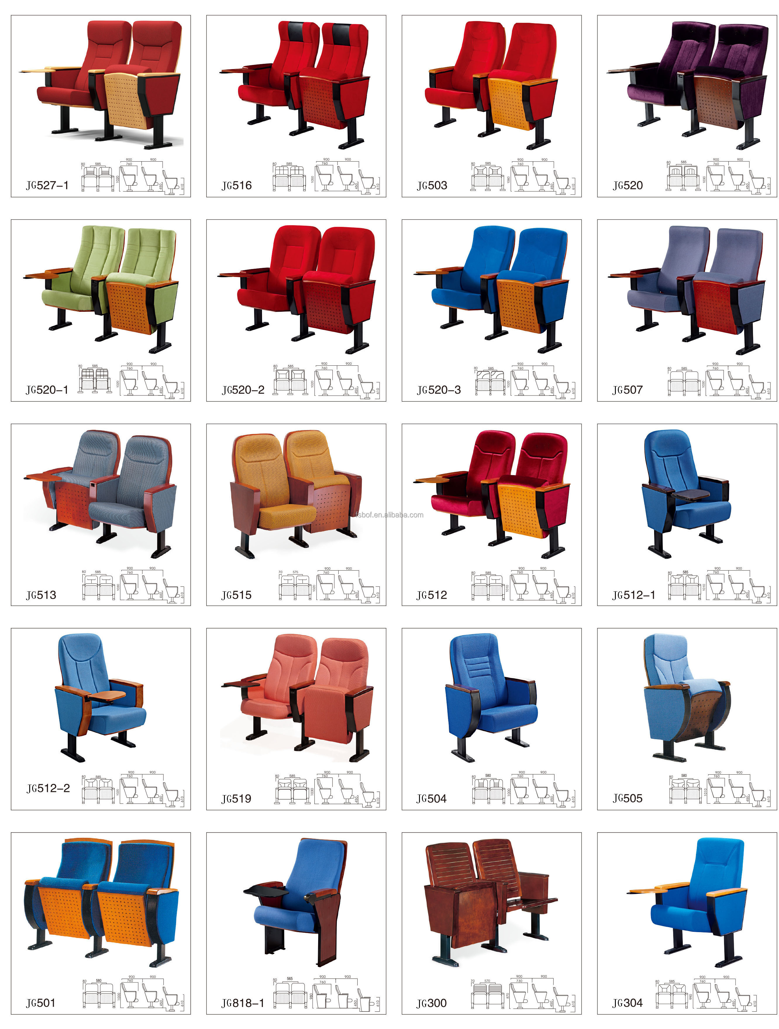 modern conference room training chair with writing table theater chairs cinema chair movie theater auditorium seats furniture