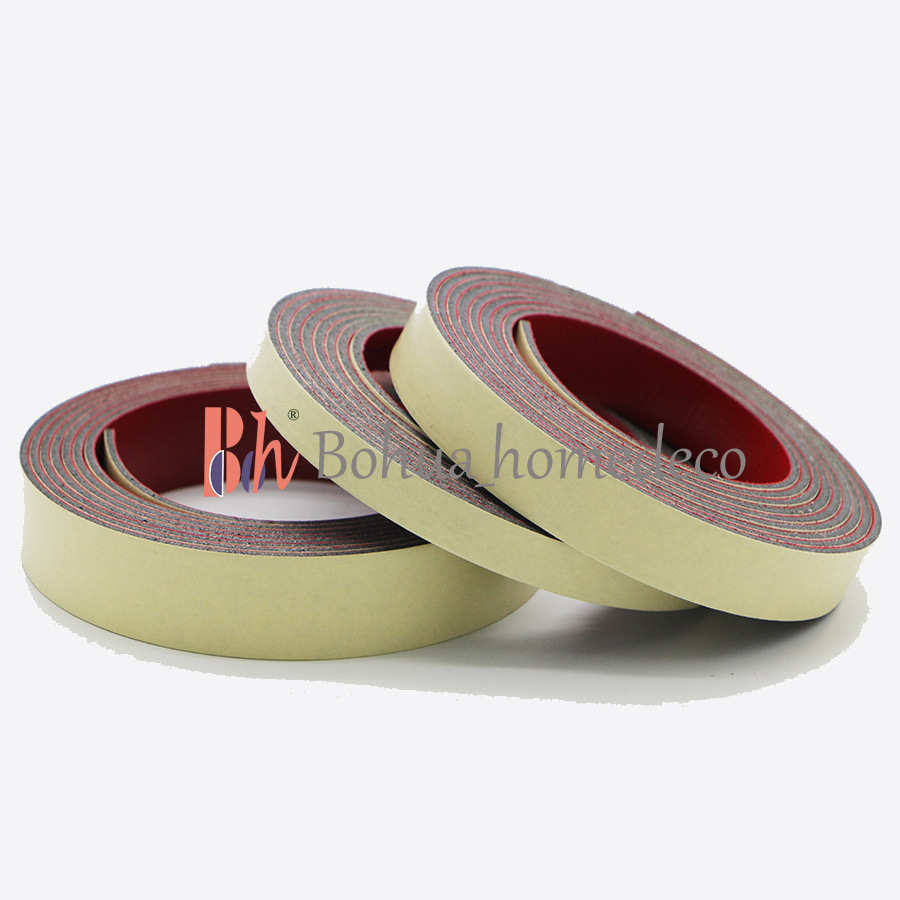 10x2mm Self Adhesive Soft Flexible Expansion Ratio Fireproof Intumescent Wooden Door Weatherstrip Sealing Strip