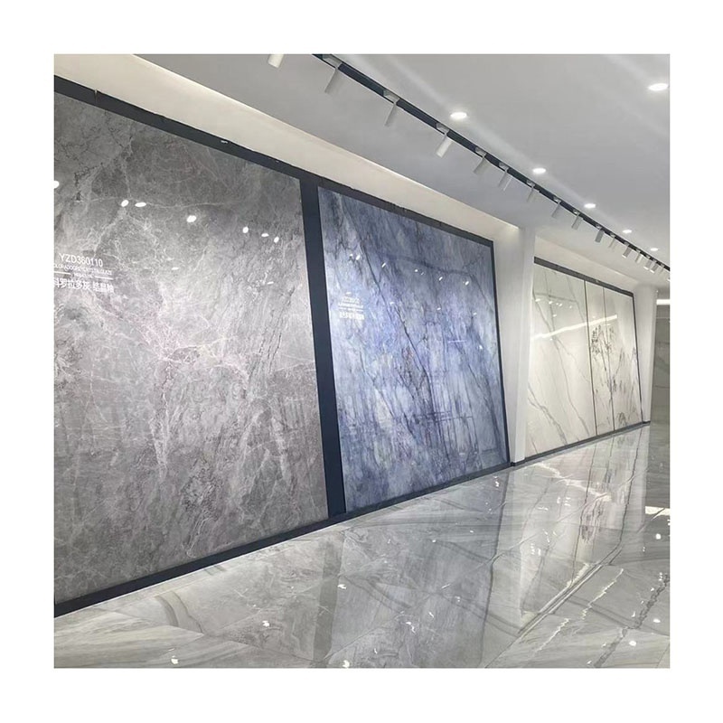 sintered stone large big size porcelain polished glazed marble look slab interior wall tile for flooing