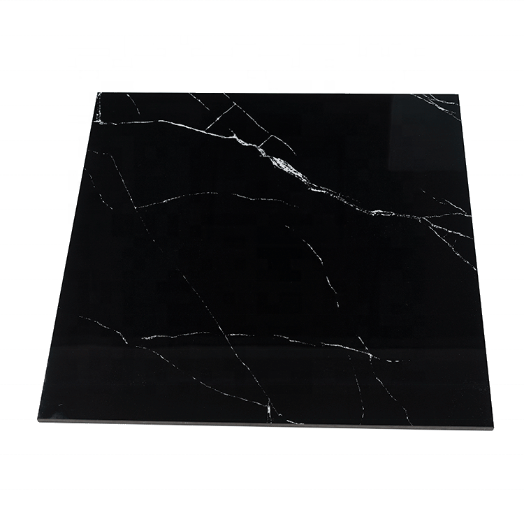 Foshan super black flooring 600*600mm ceramic tiles