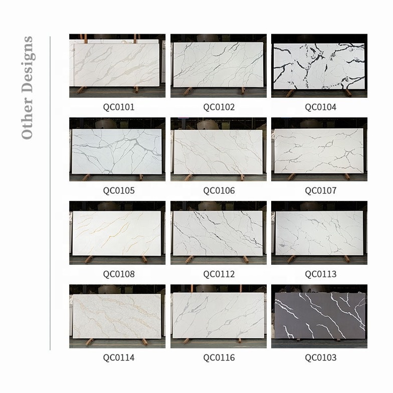 artificial tile marble golden vein carrera white stone countertop vanity tops calacatta gold quartz slab