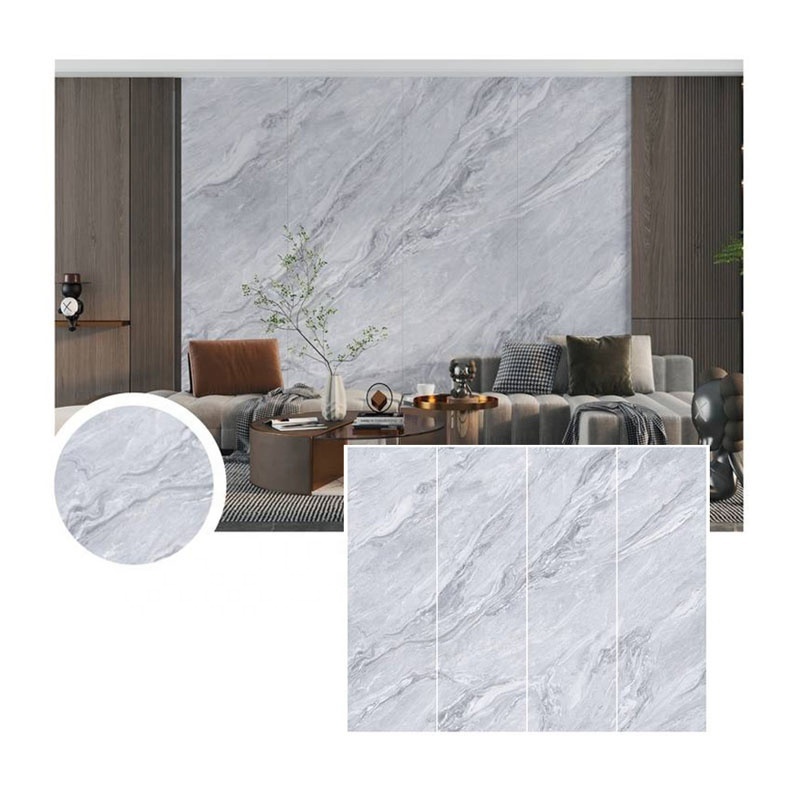 Slabs Floor Tiles Grey Sintered Full Body Interior Wall Porcelain for Room