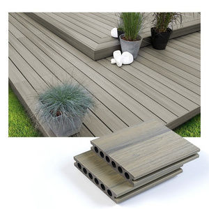 WPC Interlocking Wood Deck Plastic Composite Outdoor Decking Tile for Floor