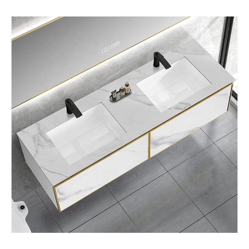 White Calacatta Stone Vanity Marble Carrara Faux Quartz Countertop Calcutta Tile for Table Tops