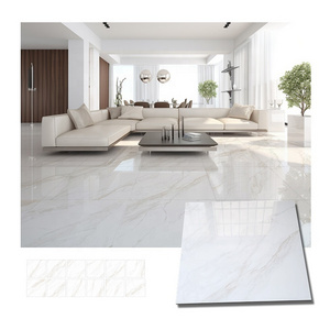 24*24 polished glazed porcelain marble ceramic white tiles carreaux sol de maison for house floor