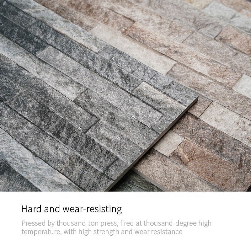 Natural Stone Look Ceramic Wall Tiles Exterior Decorative Wall for Villa