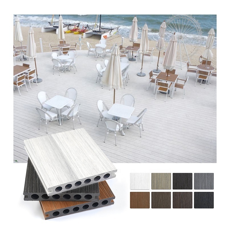 WPC Interlocking Wood Deck Plastic Composite Outdoor Decking Tile for Floor