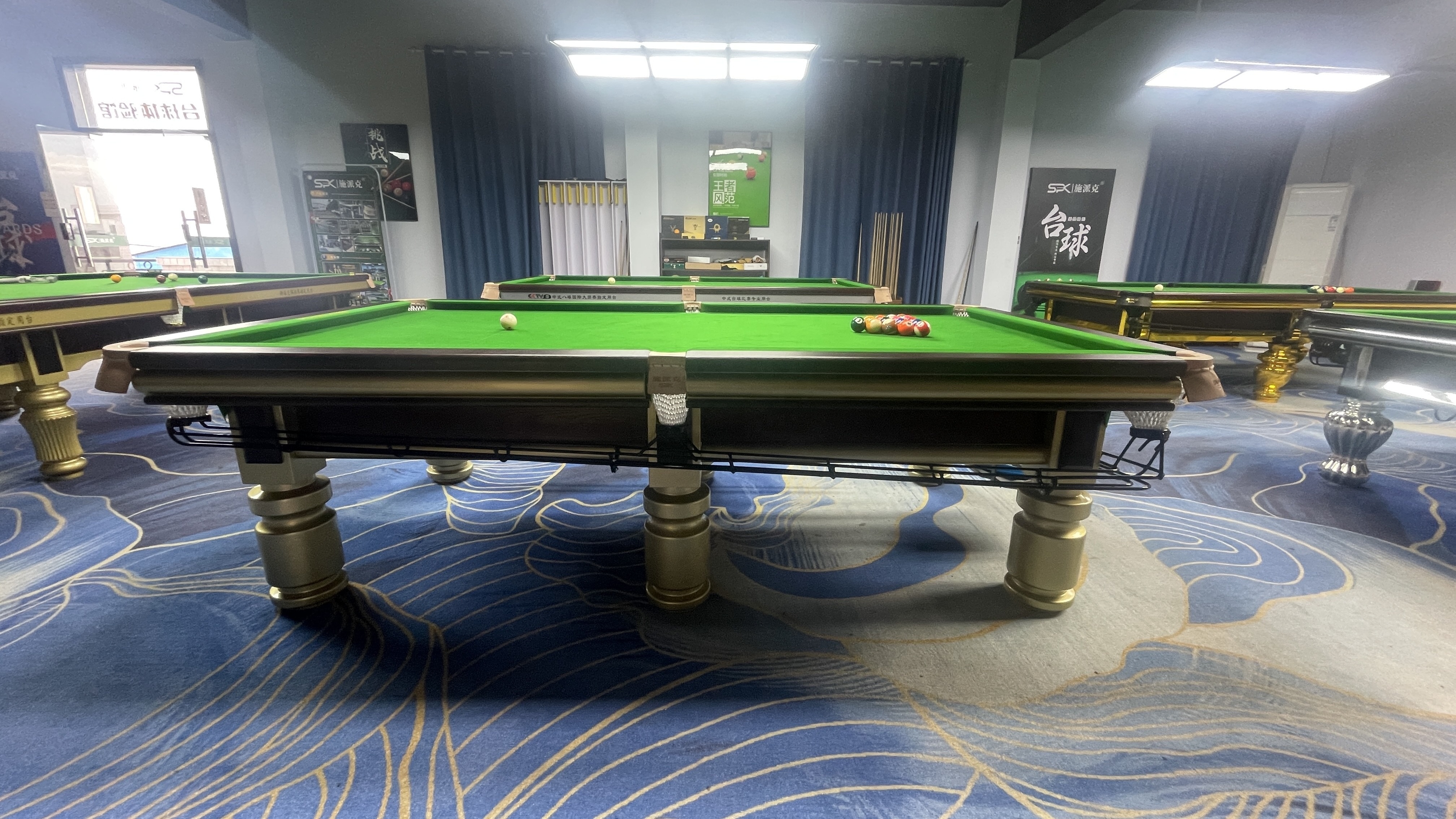 SPK  10ft International Standard Premium Billiards Table necessary for household use to be light&luxurious&generous