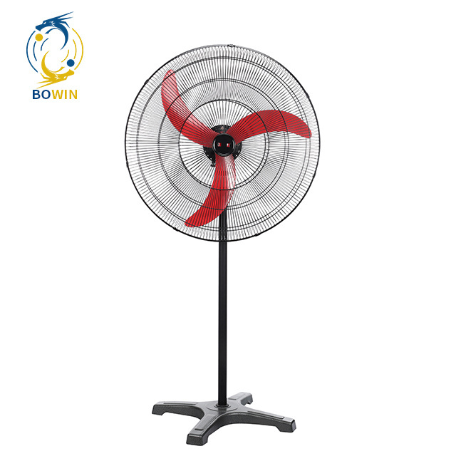 Ventilador Industrial Fan 20 24 26 30 Inch Heavy Duty Stand Fan Industrial 3 OX Aluminum Blades Standing Fan