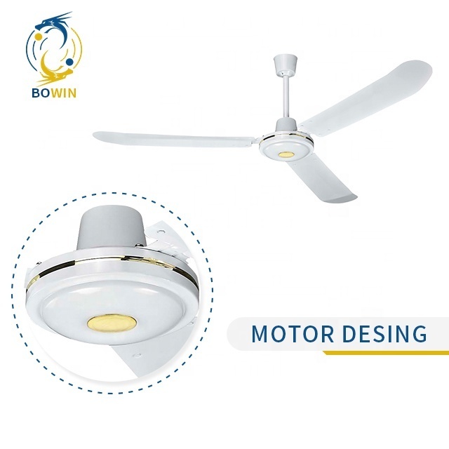 High quality 56  inch invisible ceiling fan 3 blades with  remote