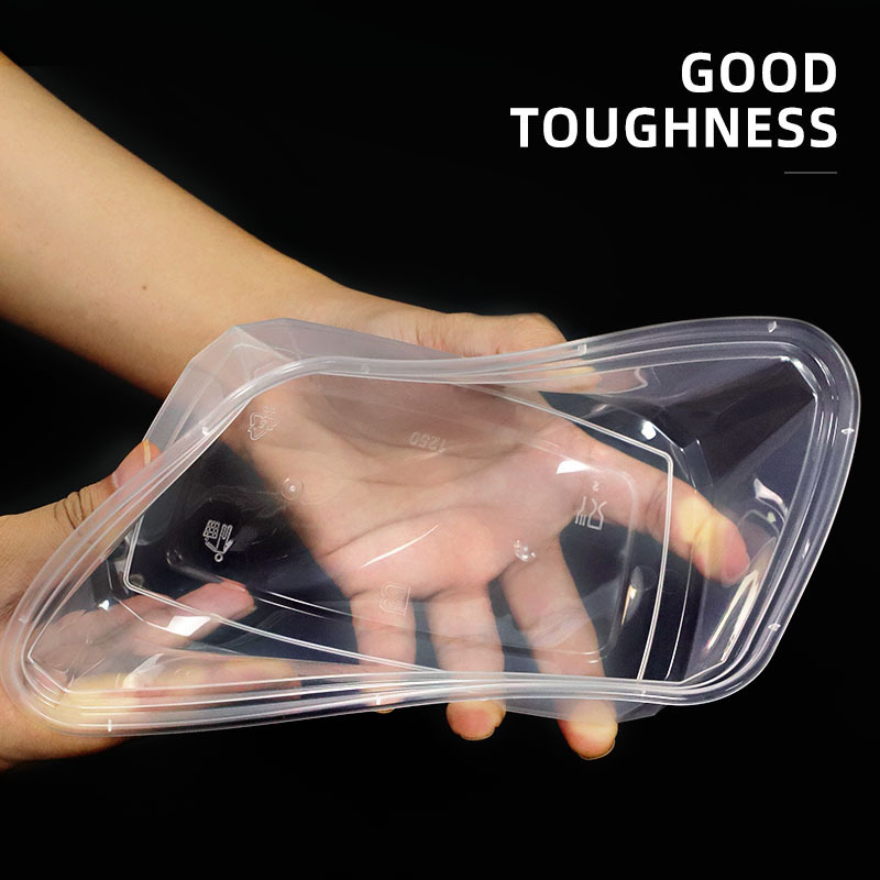 Food Container Take Out Disposable Food Box Rectangular Microwavable Restaurant Take Away Food Container