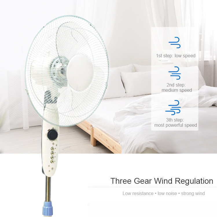 16/18/20 Inch Oscillating Pedestal Fan Bases Plastic Hotel Floor Household Air Cooling Fan Free Spare Parts Electric Floor Fans