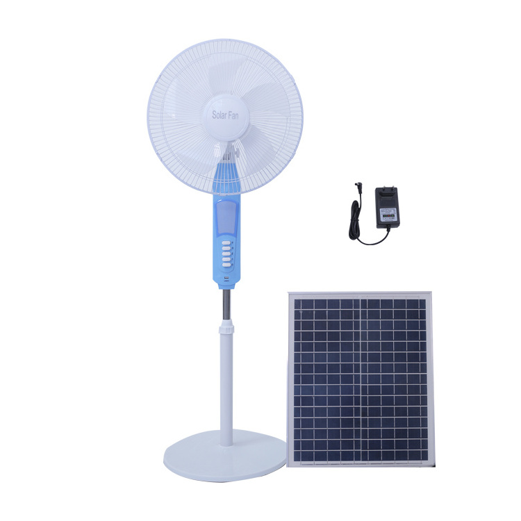 Energy Saving  Portable solar fan rechargeable usb solar Stand  Fans For Household with solar panel