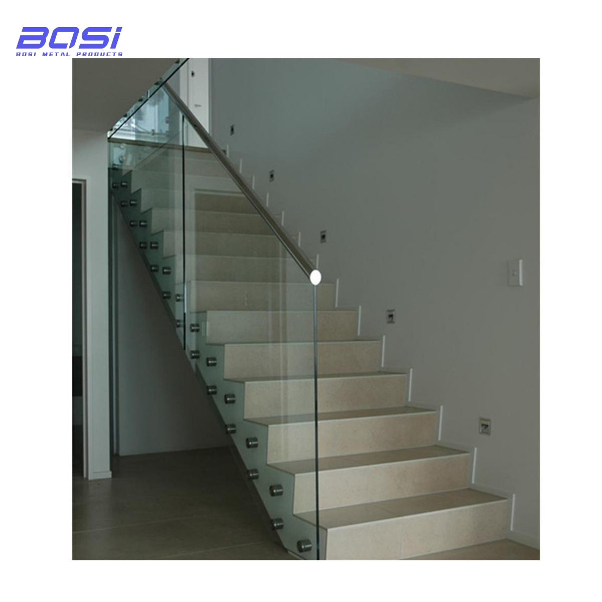 New style 304 Stainless Steel Stand-Off Glass Railing for Outdoor deck glass holder handrail