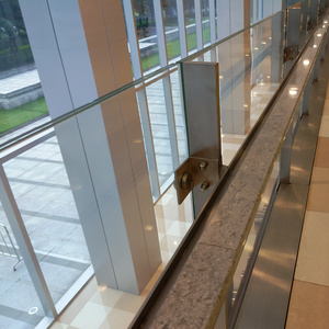 High Quality Balcony Stairs Stainless Steel Handrail Glass Balustrades Handrails Stair Railings