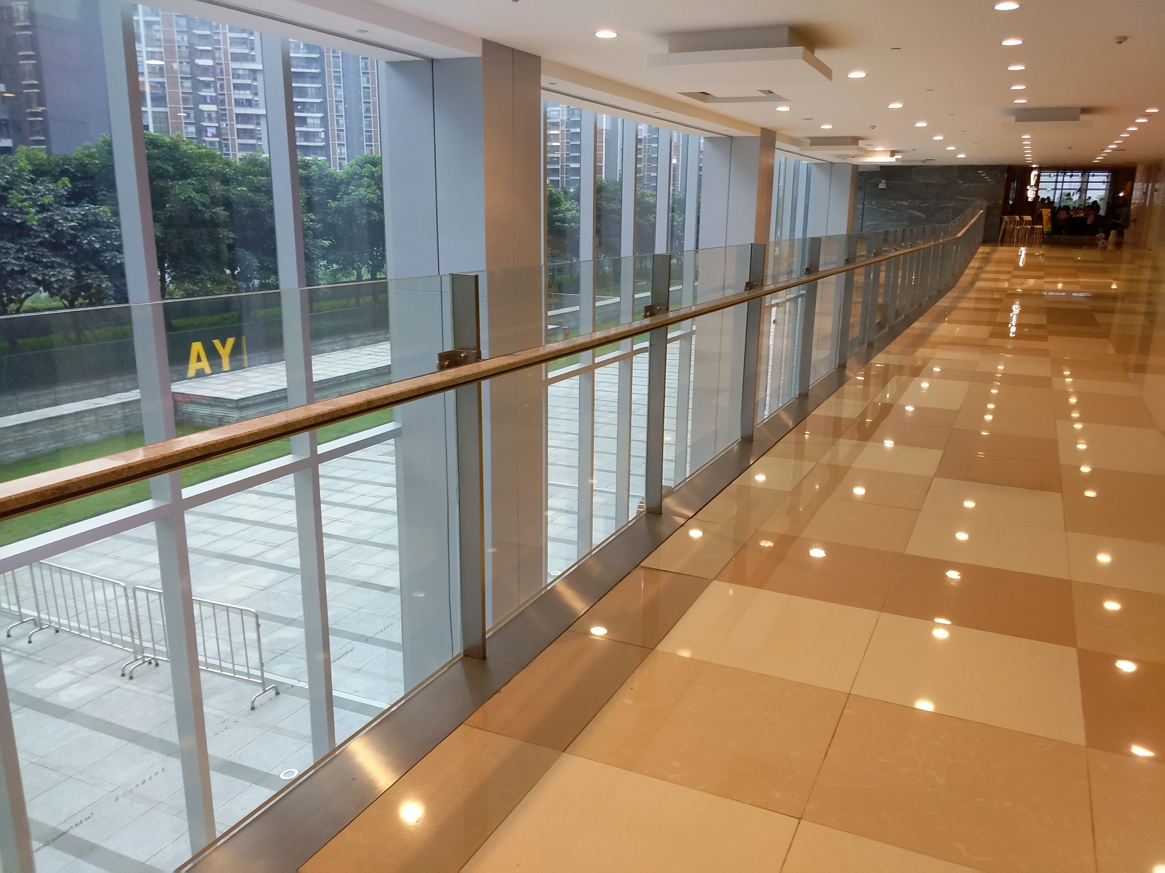 High Quality Balcony Stairs Stainless Steel Handrail Glass Balustrades Handrails Stair Railings