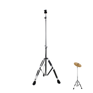 Foldable Cymbal Display Stand Adjustable Height Straight Cymbal Stand