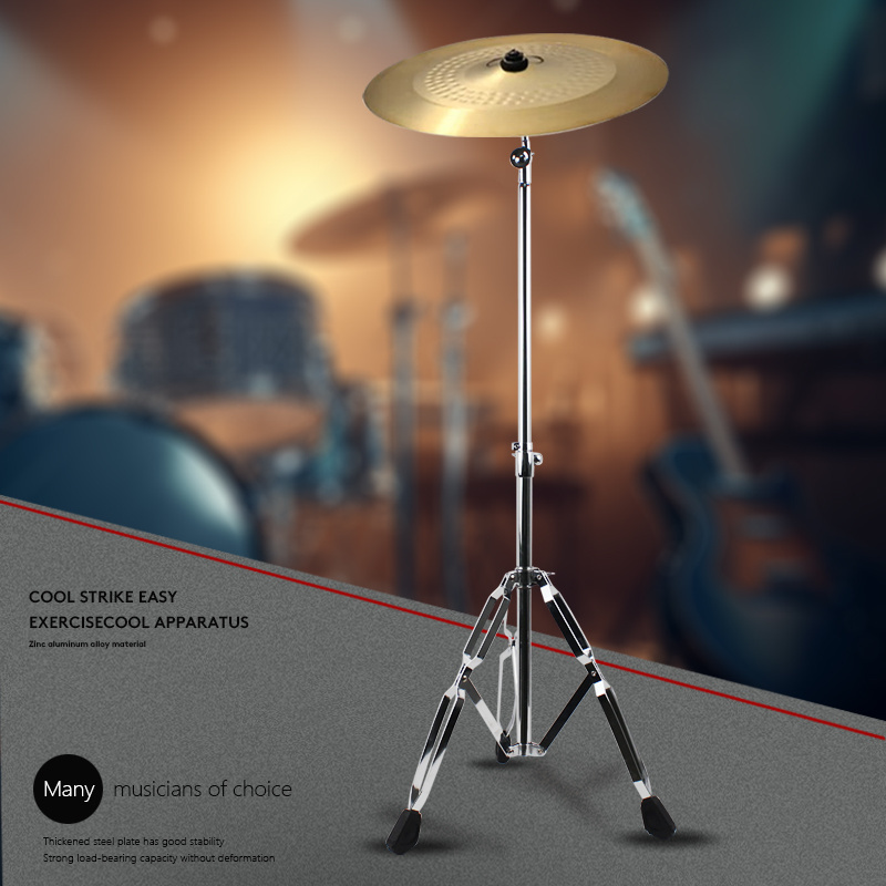 Foldable Cymbal Display Stand Adjustable Height Straight Cymbal Stand