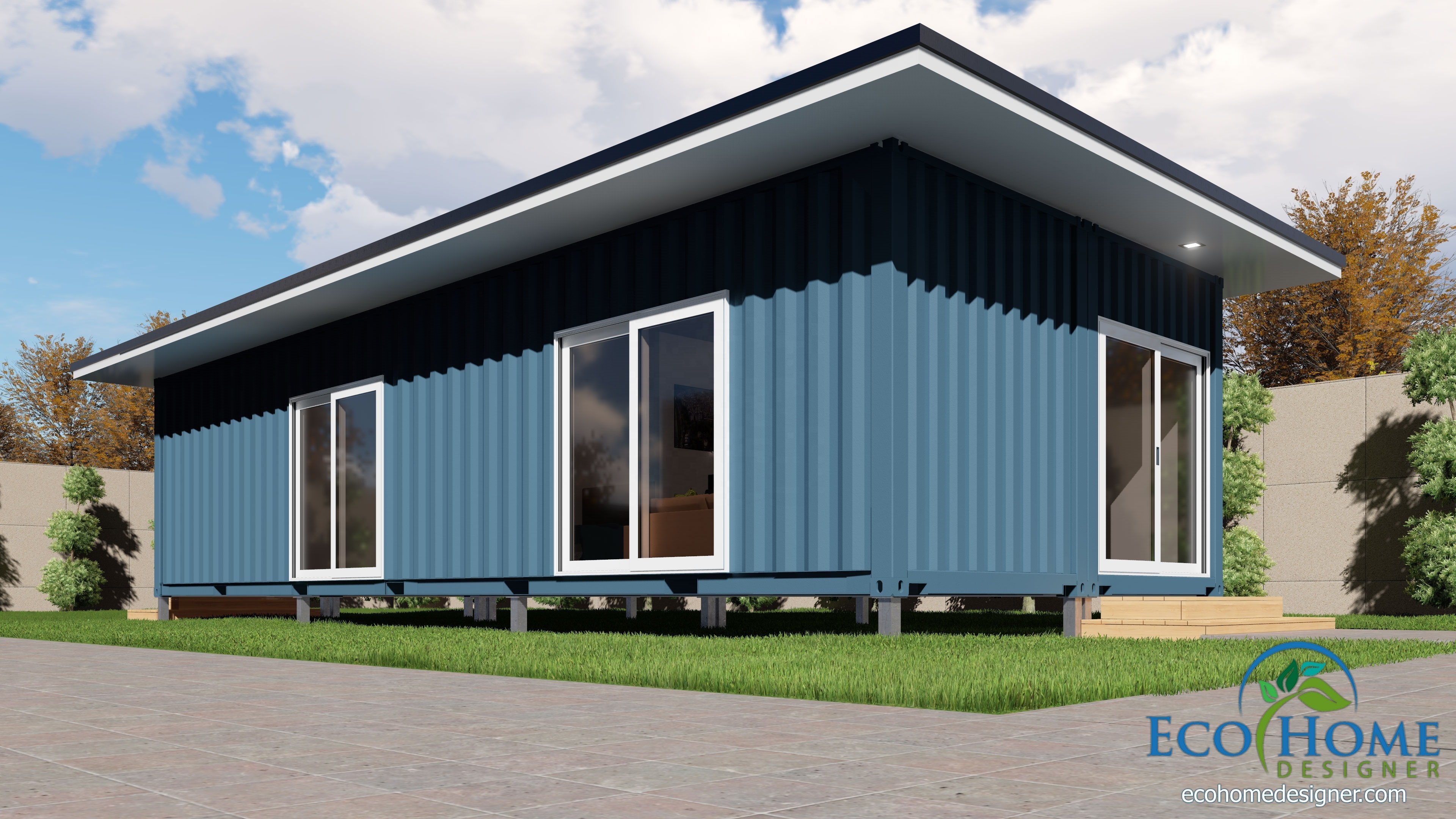 Luxury 40ft shipping container home for sale