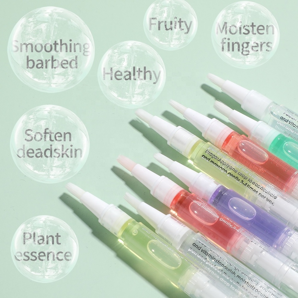 Fruity Smell Nail Cuticle Oil Pen Wholesale Custom Logo Nail Cuticle Nourish Oil Pen Private Label Nail Nutrition Oil Pen