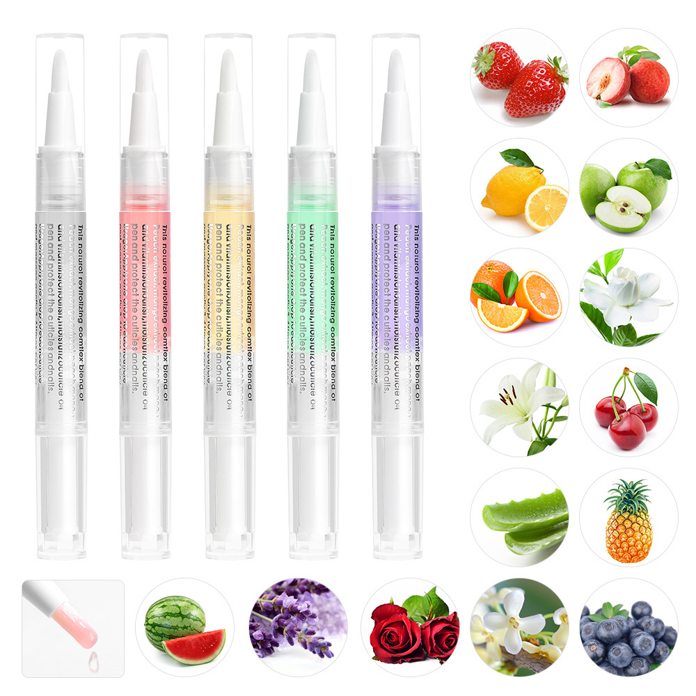 Fruity Smell Nail Cuticle Oil Pen Wholesale Custom Logo Nail Cuticle Nourish Oil Pen Private Label Nail Nutrition Oil Pen