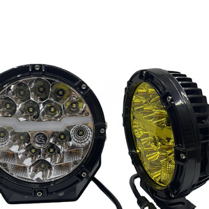 Wholesale High Power  Off Road Led Driving Spot Light 4WD 1250M Round Truck Offroad 7  inch Car Led Spotlights 4x4