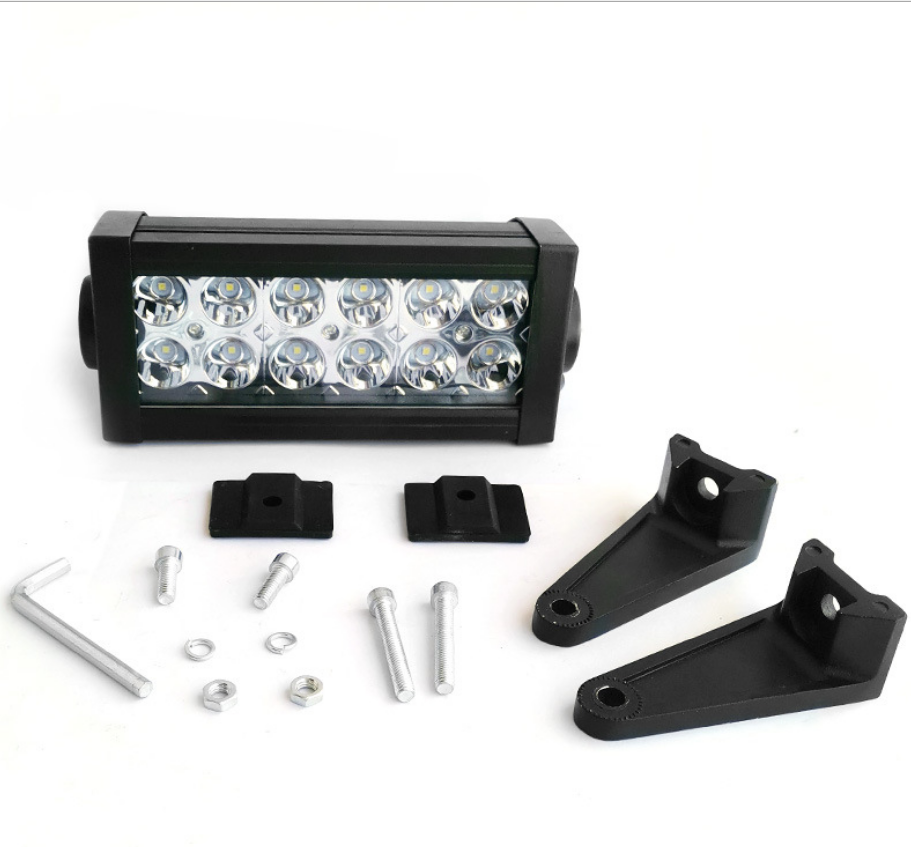 Hummer dual row 36WLED strip roof spotlights off-road vehicle front bumper lights LED work lights