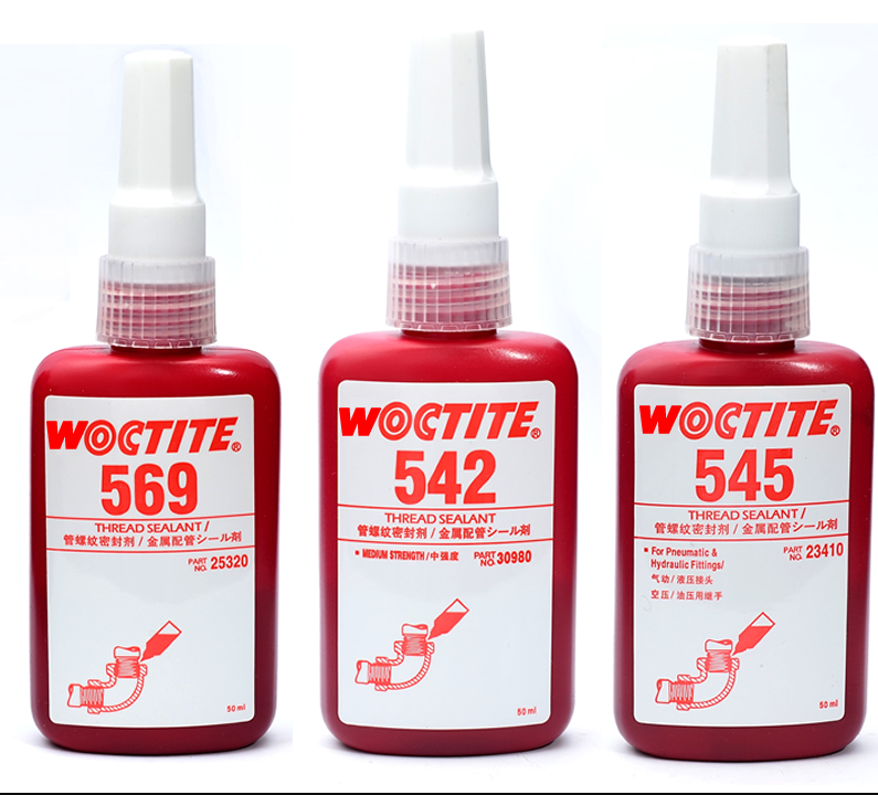 Loctit 542 545 569 586 glue, hydraulic pneumatic pipe leak-proof thread sealant liquid raw material belt