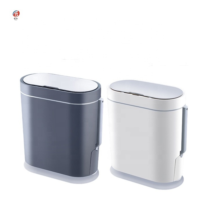 Smart Automatic Induction Rubbish Can Ss Electric Touchless Trash Can Waste Bin