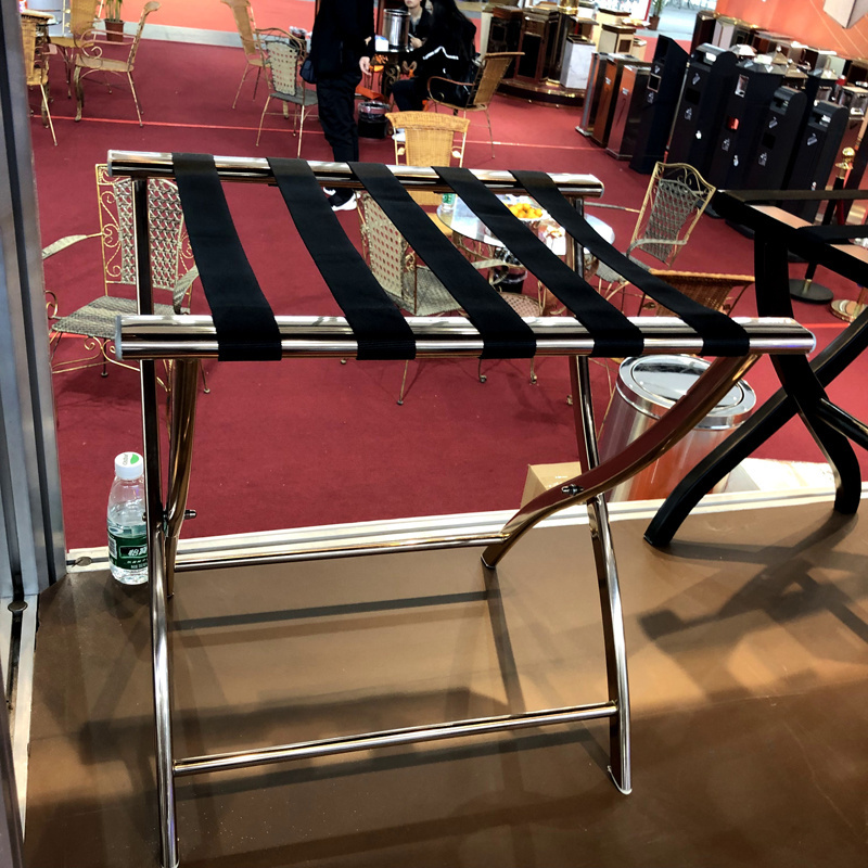 Luxury Suitcase Stand Luggage Rack For Hotel Guestroom