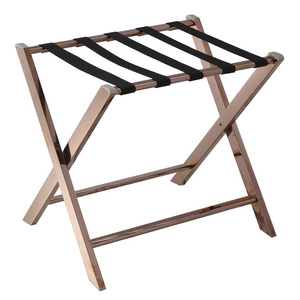 Luxury Suitcase Stand Luggage Rack For Hotel Guestroom