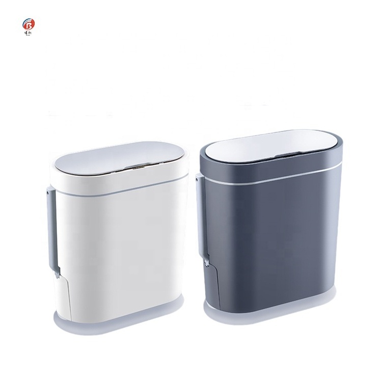 Smart Automatic Induction Rubbish Can Ss Electric Touchless Trash Can Waste Bin