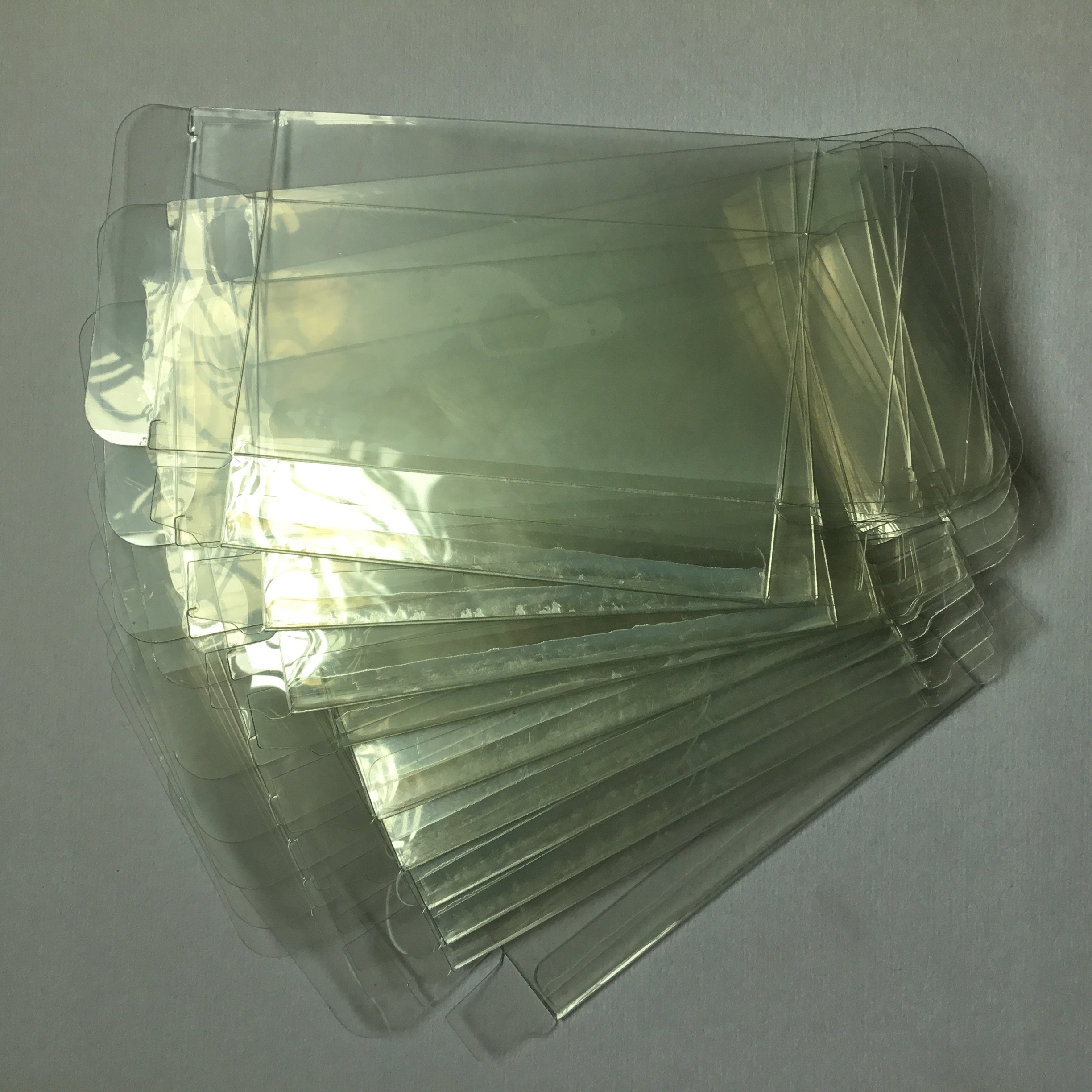 Clear Transparent Carts Box Case for Nintendo N64 Cartridge Protectors