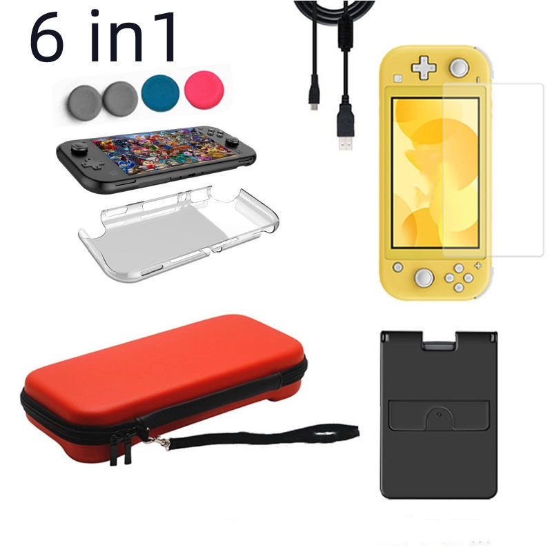 for Switch OLED Carrying Case Bag + Shell Cover + Tempered Glass Protector for Nintendo Switch OLED Accessories