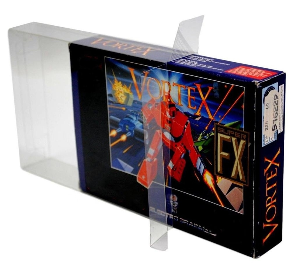 Transparent Plastic Box for SNES Box Protector for N64 Display Case