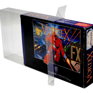 Transparent Plastic Box for SNES Box Protector for N64 Display Case