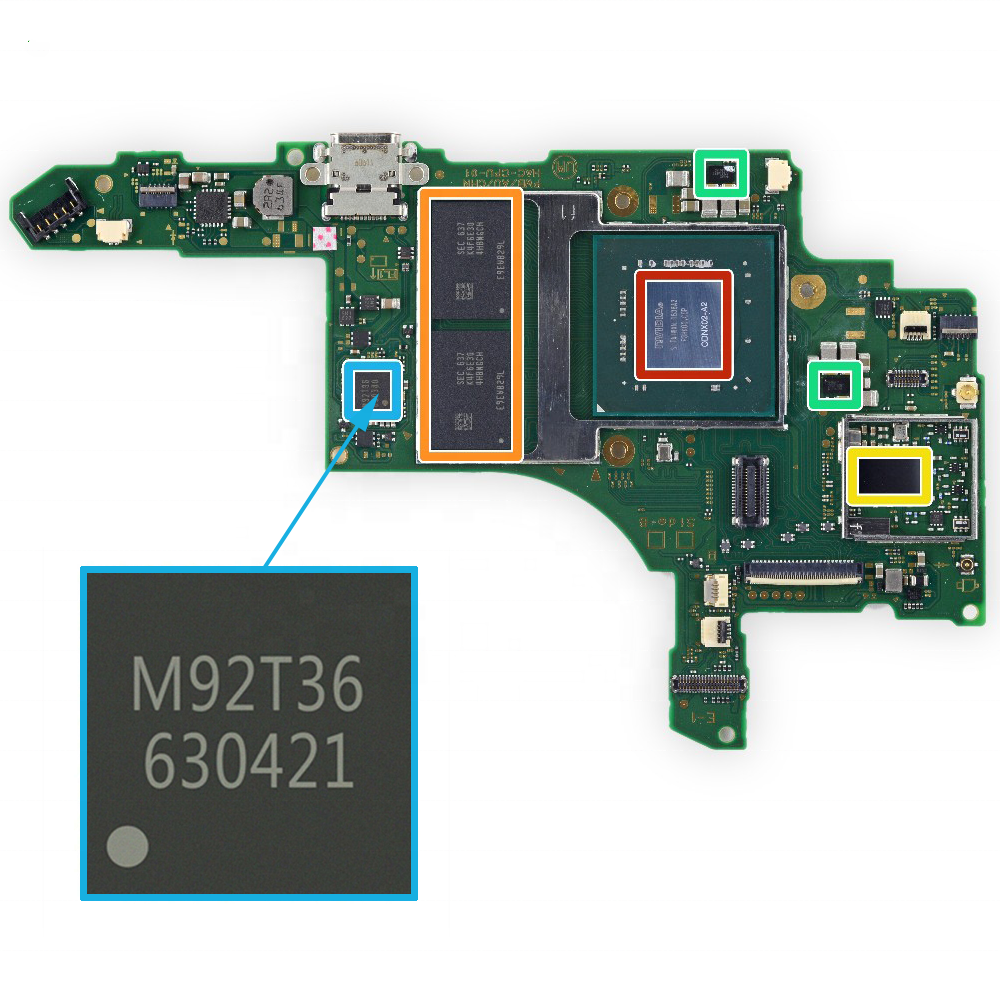 Replacement M92T36 Power Management IC Chip for Nintendo Switch Console